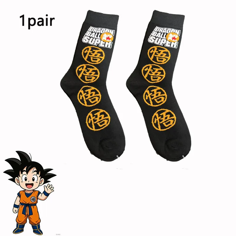 1/5 أزواج من الجوارب الكلاسيكية لشخصية Dragon Ball مع Goku وVegeteta وU Ultra Instinct Goku وغيرها من المطبوعات الشخصية المتحركة. Soc العصرية
