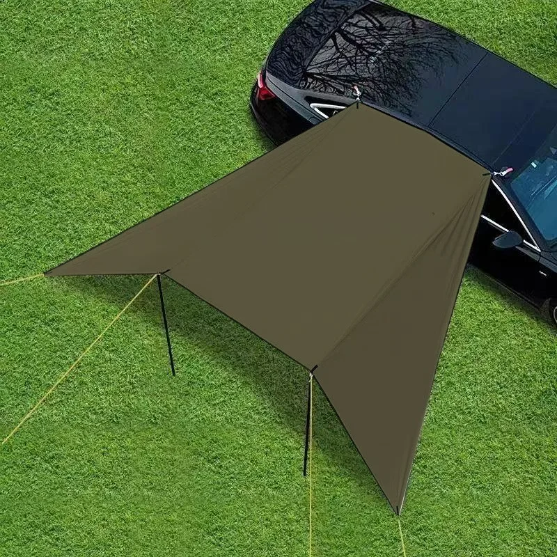 Sonnenschutz-Zelt für Auto-Seitenwand in Fledermausform, Silberbeschichtetes Wasserdichtes Tuch, Wasserdicht, für Outdoor-Camping, SUV-Box-Typ Auto-Heckabdeckung – Detail 8