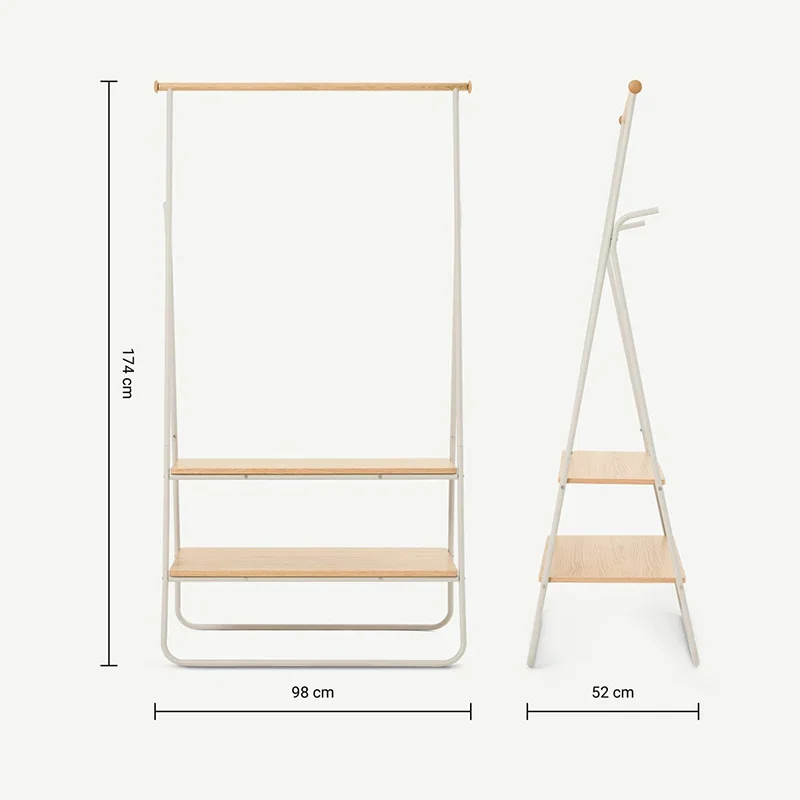 

YY Minimalist Fresh Floor Storage Rack Y Bedroom Overnight Clothes Rack
