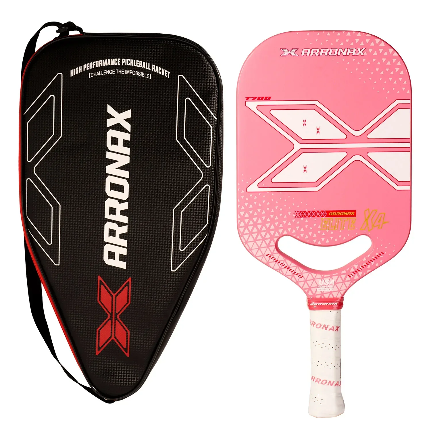 Arronax T700 Carbon Fiber Pickleball Paddle for Pros Carbon Friction Surface Gen3 PP+EVA Core Enhanced Power&Spin&Control 20MM