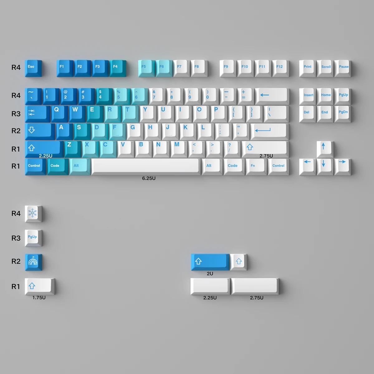 Variant: blue-95keys