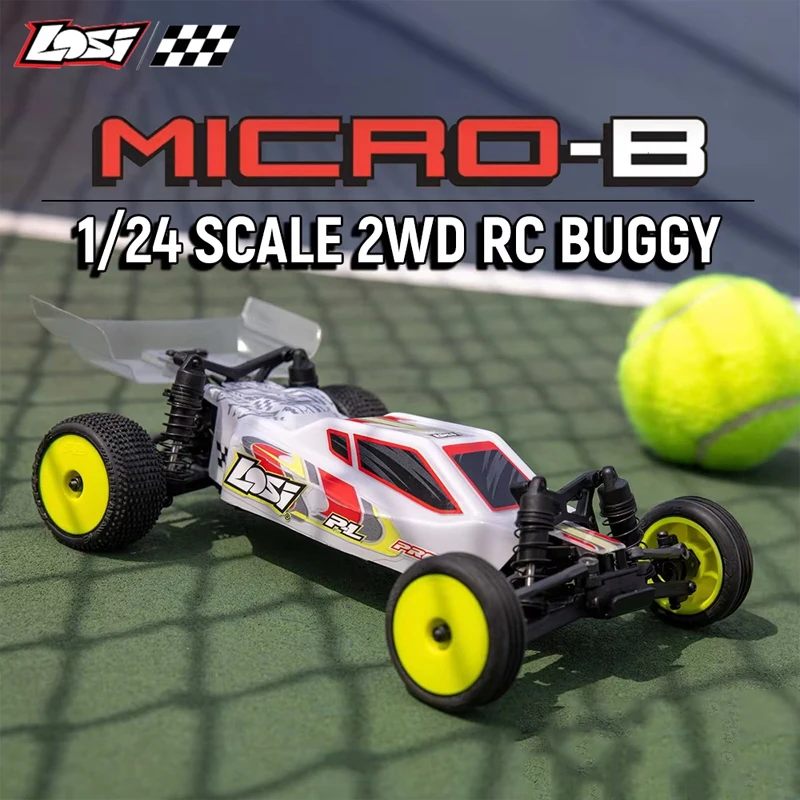 LOSI New 1/24 Micro-B 2WD BUGGY 2.4GHZ RTR RC Electric 65T Brushed Off Road Vehicle Model Remote Control Car Adult Boy Toy Gift