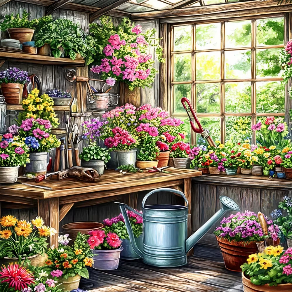 

Набор из 500/1024 деталей пазлов: «Множество цветов» – сложная семейная игра для игровой комнаты, спальни, домашнего декора, подарок