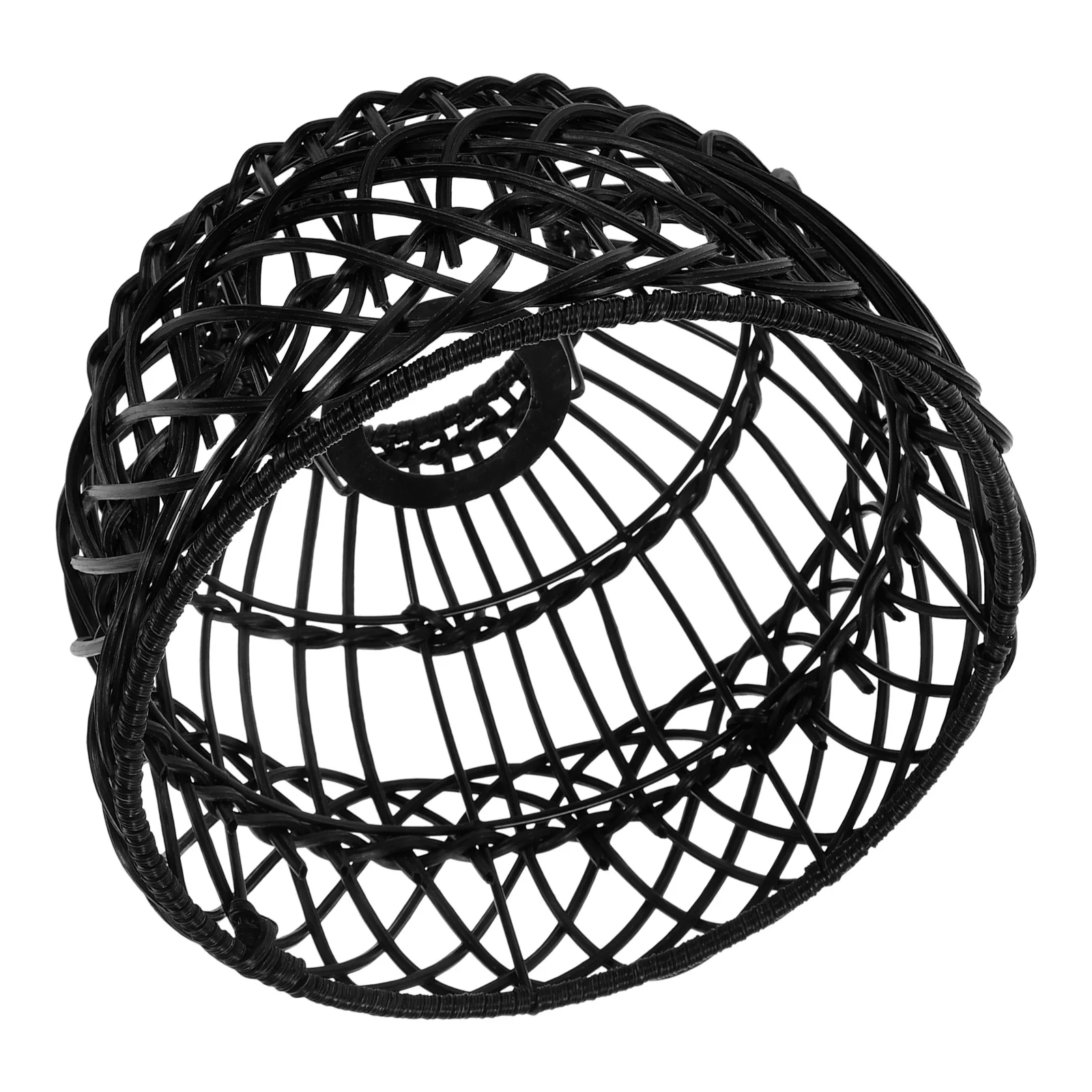 

Small Woven Pendant Lamp Shade Imitation Rattan for Hanging Lights Kitchen Bar Hotel Ceiling Lamp Shade Replacement