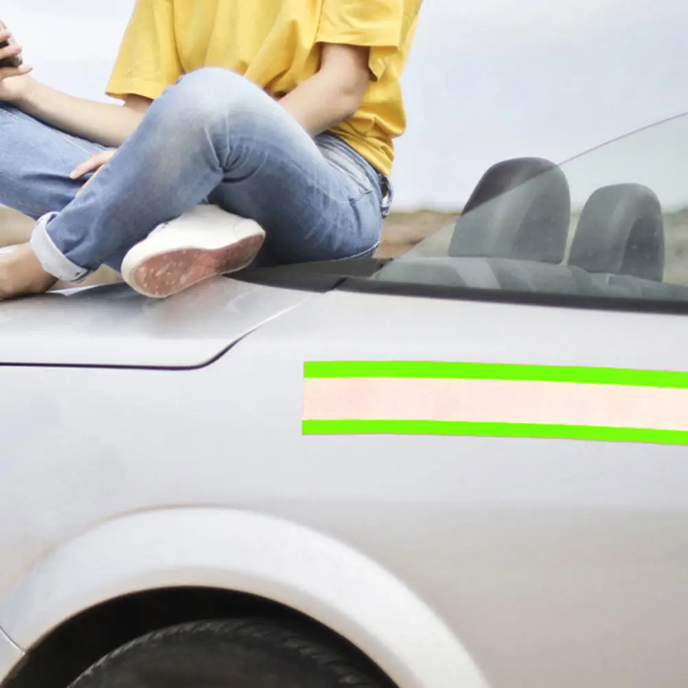 

Рулон светоотражающей тесьмы из полиэстера длиной 5 м для пришивания, высоковидимая защитная лента для бега, езды, одежды и снаряжения