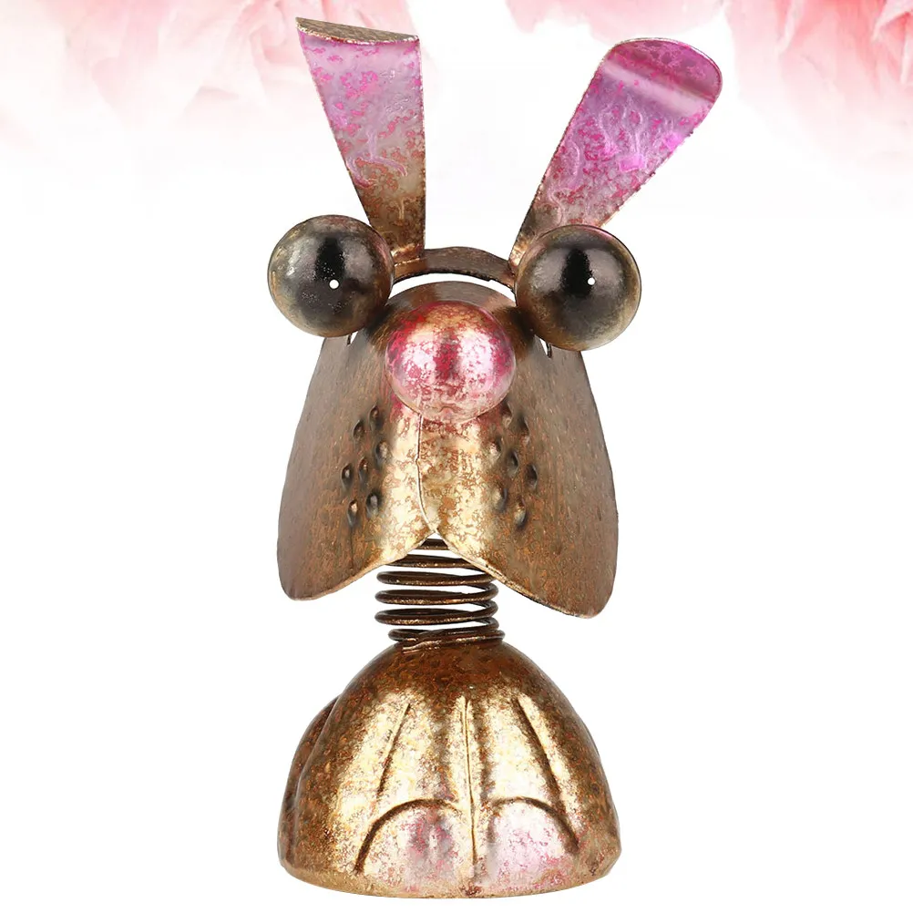1Pcs Exquisite Iron Rabbit Glasses Rack Dual Purpose Eyeglasses Stand Desktop Ornament for Modern Home Office Interior Decor