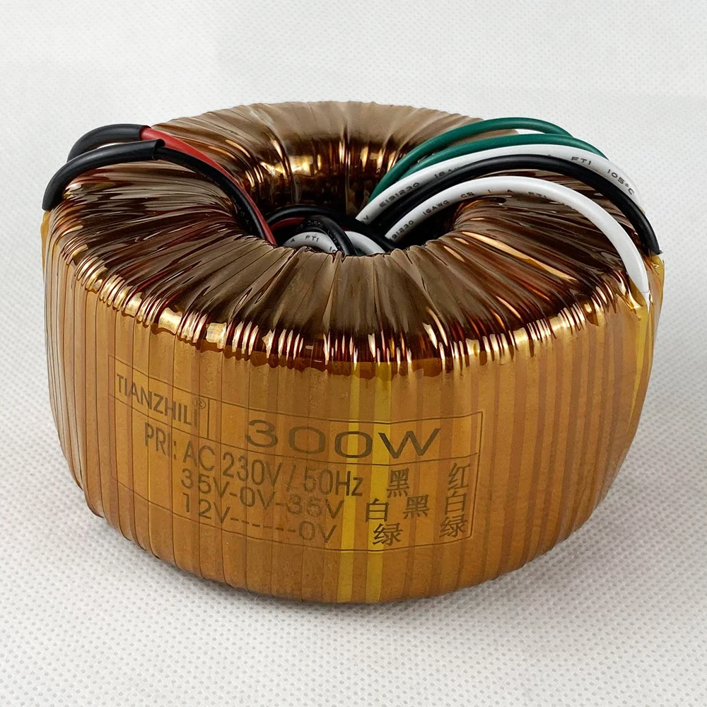 300W toroidal transformer 230V to dual 35V single 12V class A power amplifier transformer power amplifier power supply