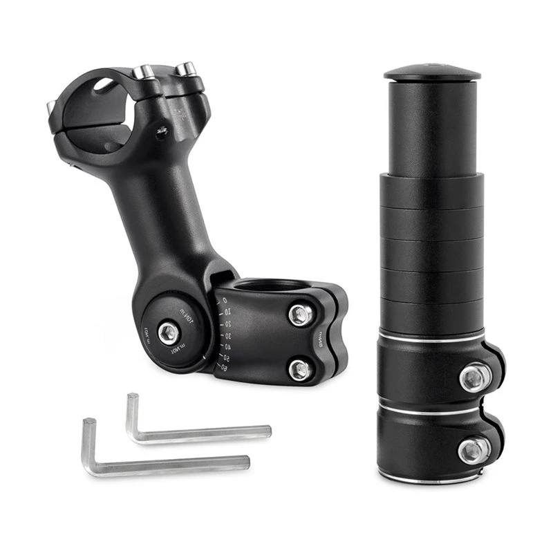 2026-new-cycling-comfortable-adjustable-bike-handlebar-extender-set-318mm-60°-stem-riser-for-mountain-road-bikes
