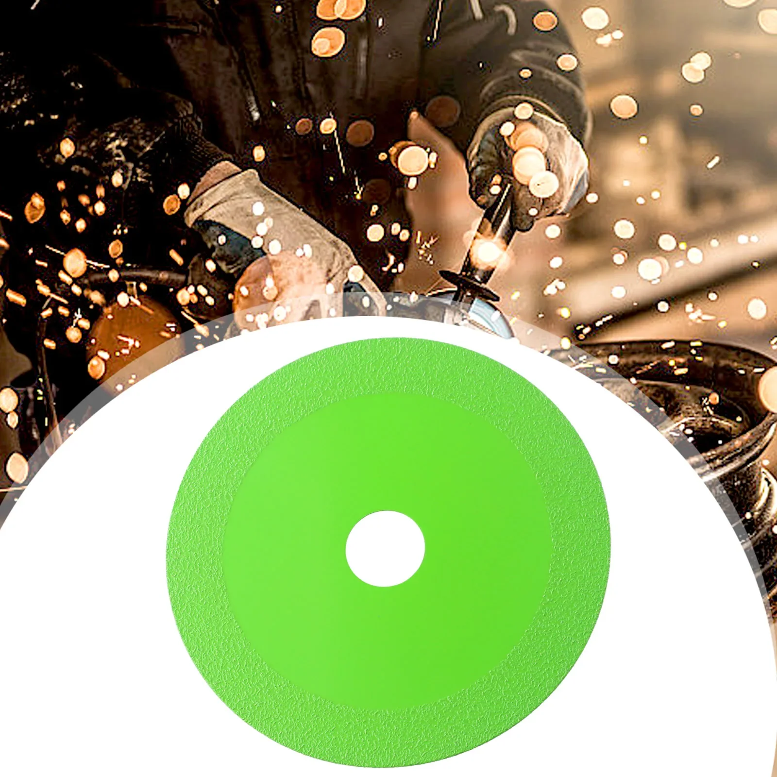 Disco de Diamante de corte de vidrio de 1 piezas, 115/125mm, orificio de 22,23mm para mármol, azulejo de cerámica, Jade, hoja de molienda, accesorios de herramientas eléctricas