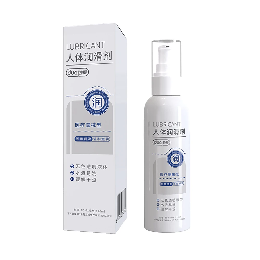 Large Capacity 120ml WaterBased Body Lubricating Liquid Smooth Comfortable Gentle Formula EasytoClean Intimate Lube Safe
