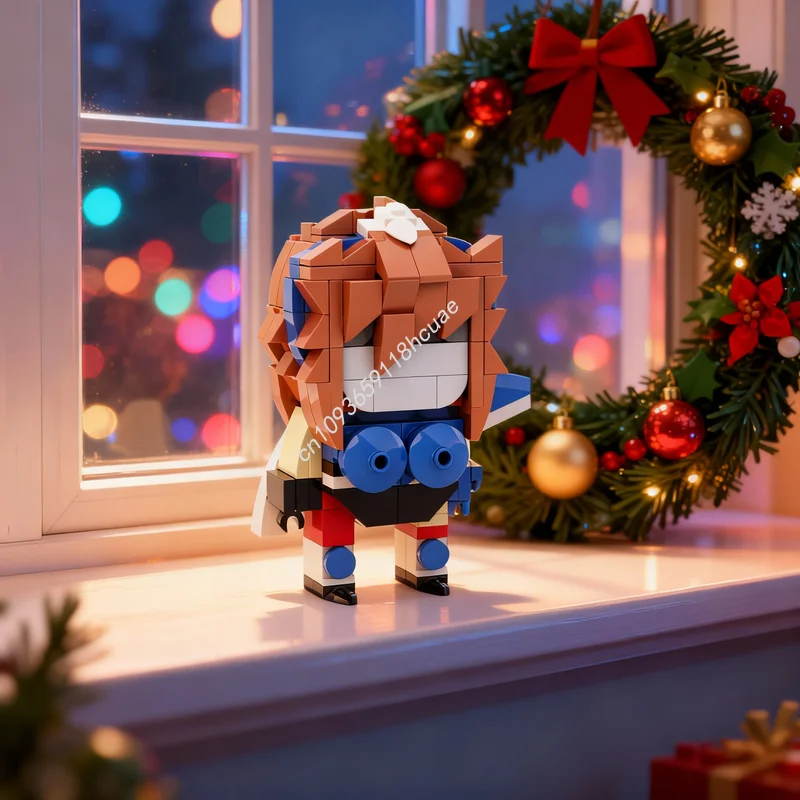 

213pcs MOC Brickheadz Saint Seiya Headz Marine Model Building Blocks Construction Christmas Gifts Creative Assemble Toys Idea