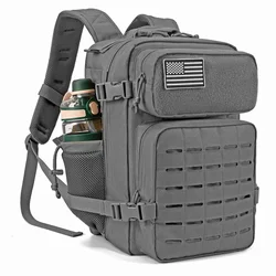 25/45L Women/men Tactical Backpack School Bag Gym Rucksack Treeking with Dual Cup Holder camping equipment back pack