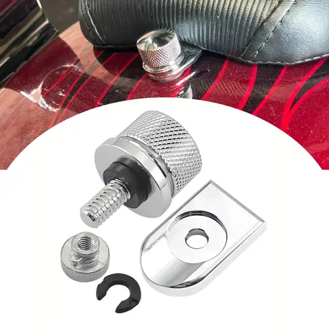 Harley Sportster, Wide Glide, Street Bob, Roadking Fatbob, Streetbob 용 오토바이 뒷좌석 볼트 펜더 볼트 나사 손잡이 커버