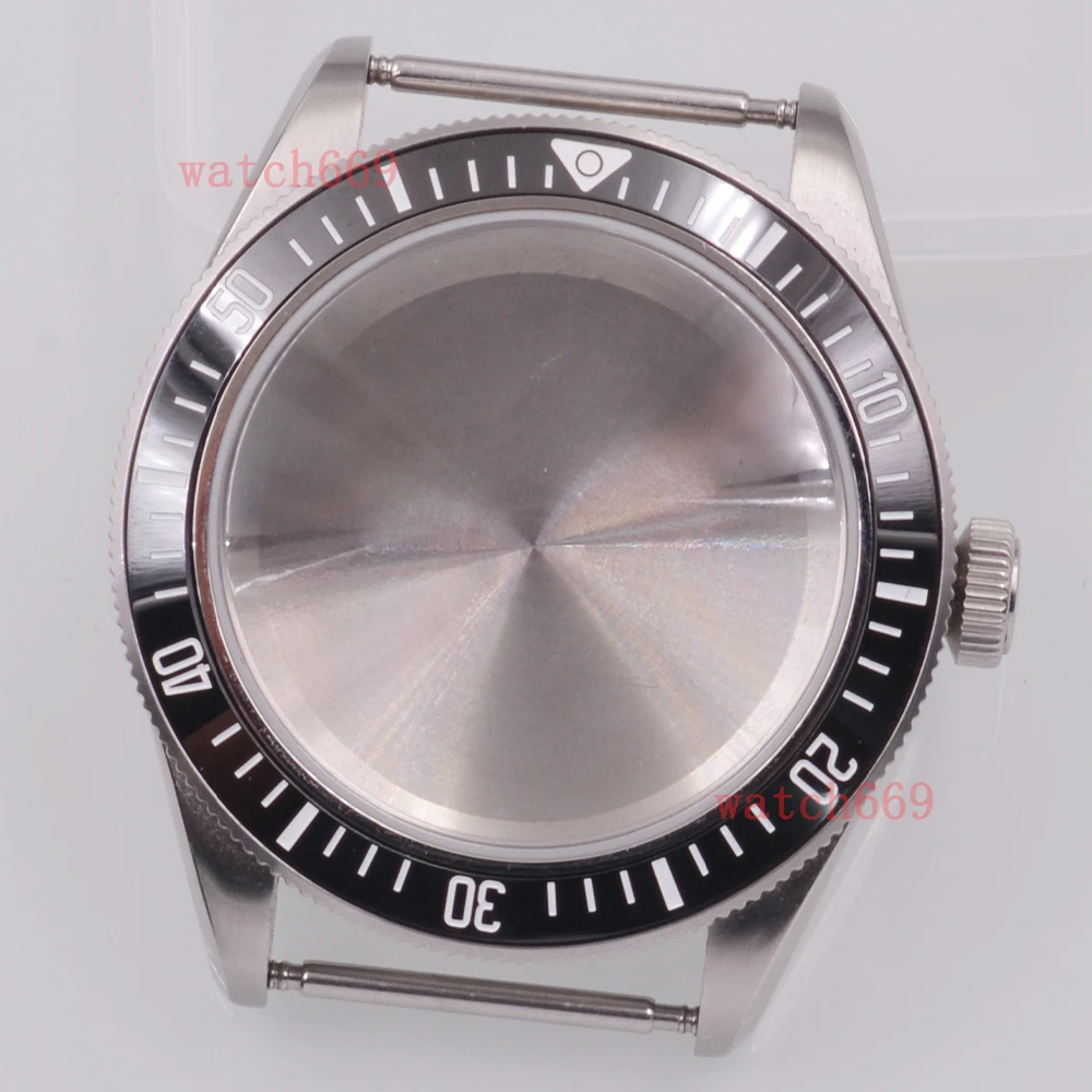 

39mm Sapphire Glass Silver Watch Case Fit NH35 NH36 ETA2824 PT5000 ST2130 Automatic Movement
