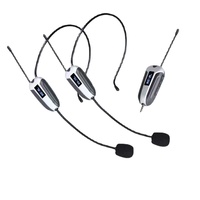 6.35mm Wireless Microphone Professional UHF Headset Wireless Mic Set Receiver for Speakers Voice Amplifier for Teaching Training