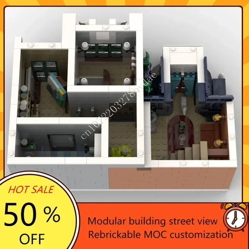 4054PCS Classicist Tenement Modular MOC Creative Street View Model DIY Education Assembly Toy Custom Puzzle 19th Century