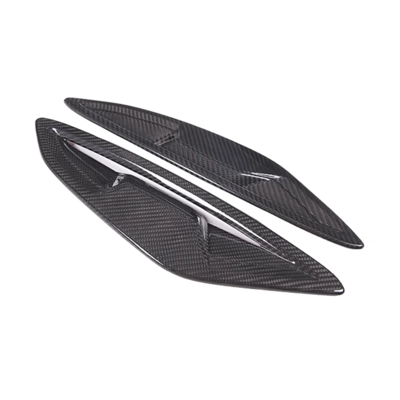 For BMW 8 Series G14 G15 G16 2019-2022 Dry Carbon Fiber Car Side Fender Side Air Outlet Cover Trim Accessories