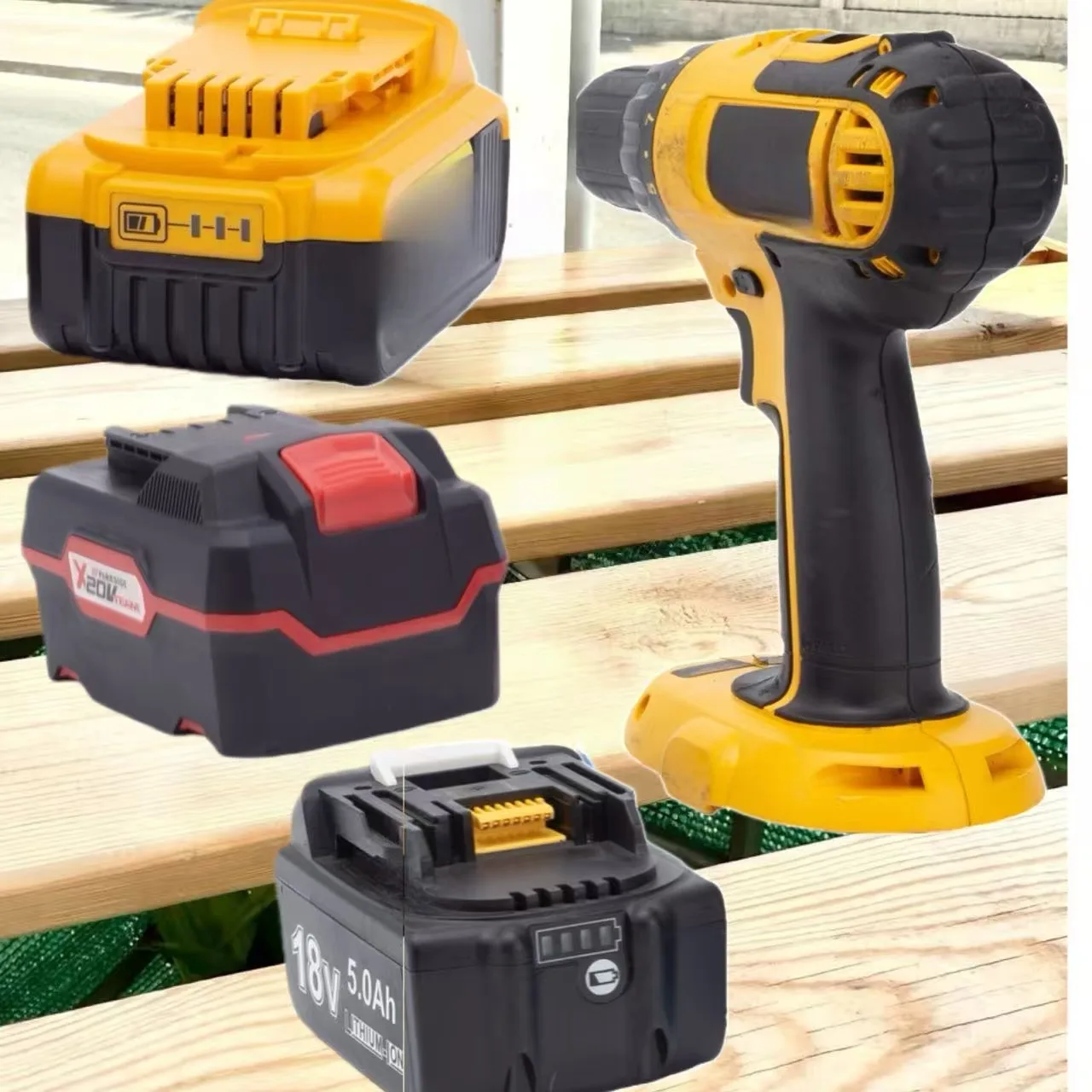 Для Dewalt/*Parkside/Makita 18 В/20 В адаптер для аккумулятора преобразователь 18 В в Dewalt 20 В макс. литий-ионные инструменты DCA1820