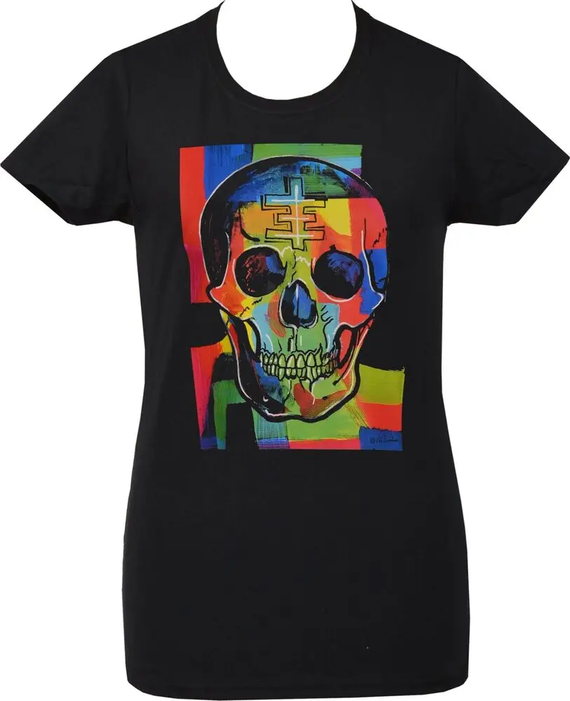 Women's T-Shirt Val Denham Trans Art Industrial Psychic TV PTV SkullLuxury Brand Retro OversizedUnisex T-shirts for Men Women Su