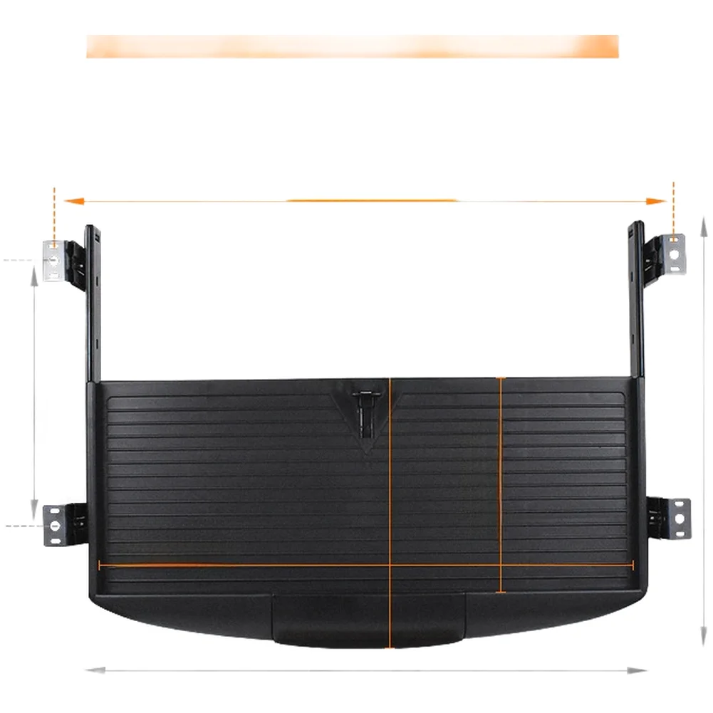 Under Desk Keyboard Tray Adjustable Keyboard Tray Pp And Abs Material Quiet Workspace Smooth Operation Anti-slip Design