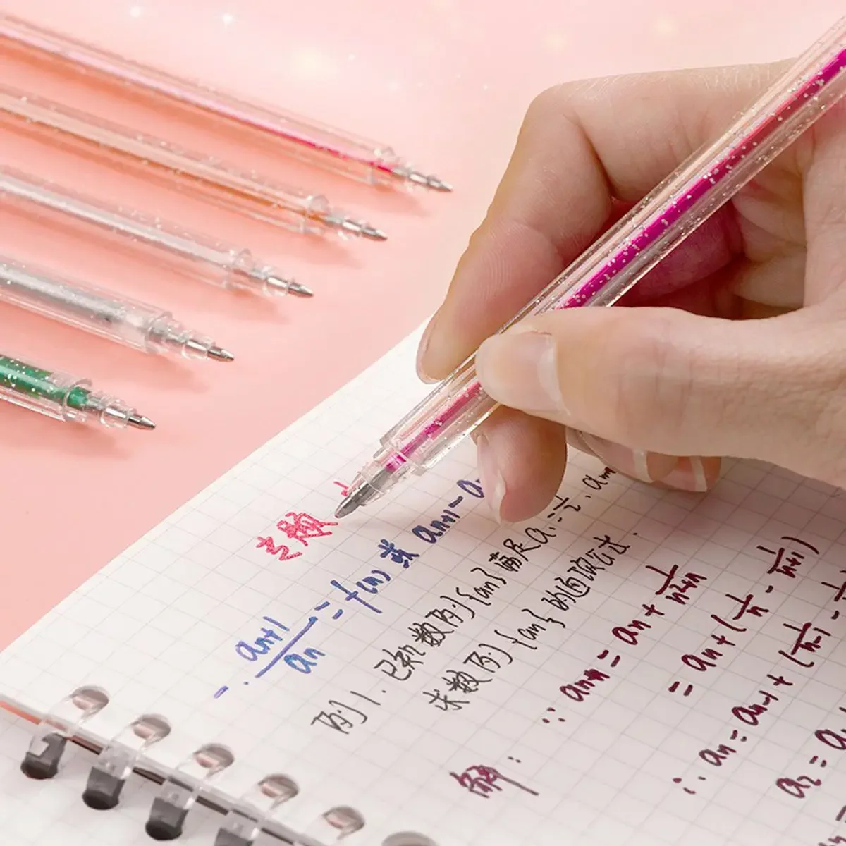 8/12/18 Colors Glitter Gel Pen Set Stationery Iitems 1.0mm Gel Pens DIY Writing Drawing Stationery Back to School Supplies Gifts image 4