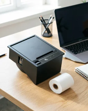 HS-QR74 58mm Panel Type Thermal Receipt Printer with Auto Cutter, DC 12V