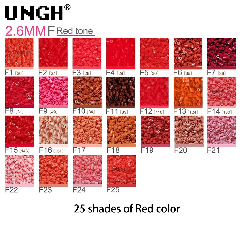 Perler Mard Bean Fusion Bean 2.6mm Pindou DIY materiaalpakket Feestdagen Cadeaus Bureaudecoratie Handwerk sleutelhanger