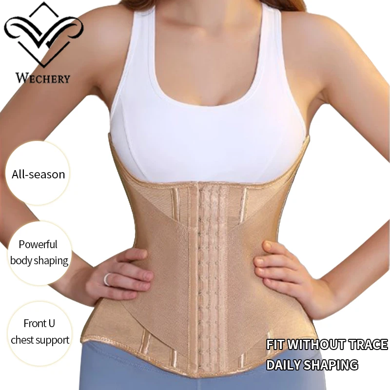 Wechery Belts For Women Reduce Belly Shapewear Tummy Control Body Shaper girdle U - shaped Chest Support Waist Trainer