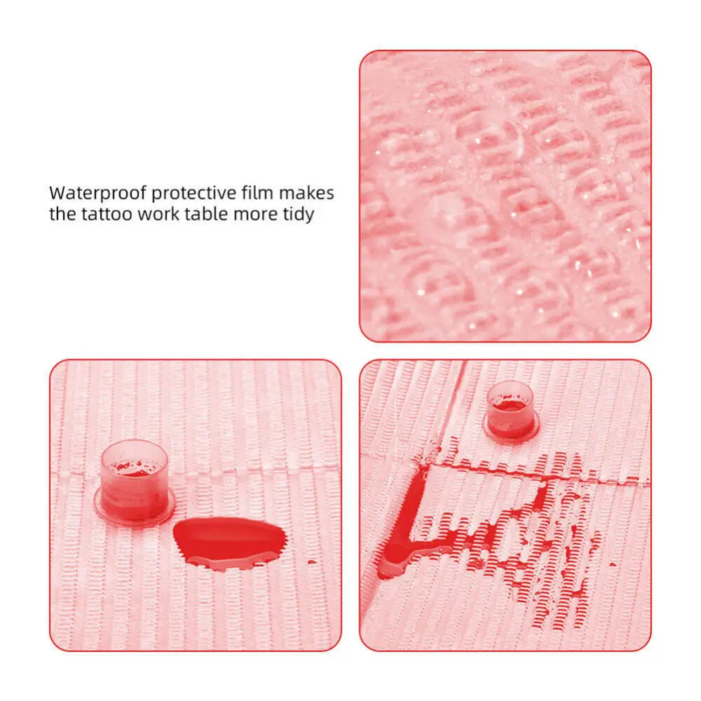 Waterproof Tattoo Tablecloth Nail Art Table Mat Disposable Foldable Clean Pad Patient Dental Napkins Tattoo Bibs Accessories