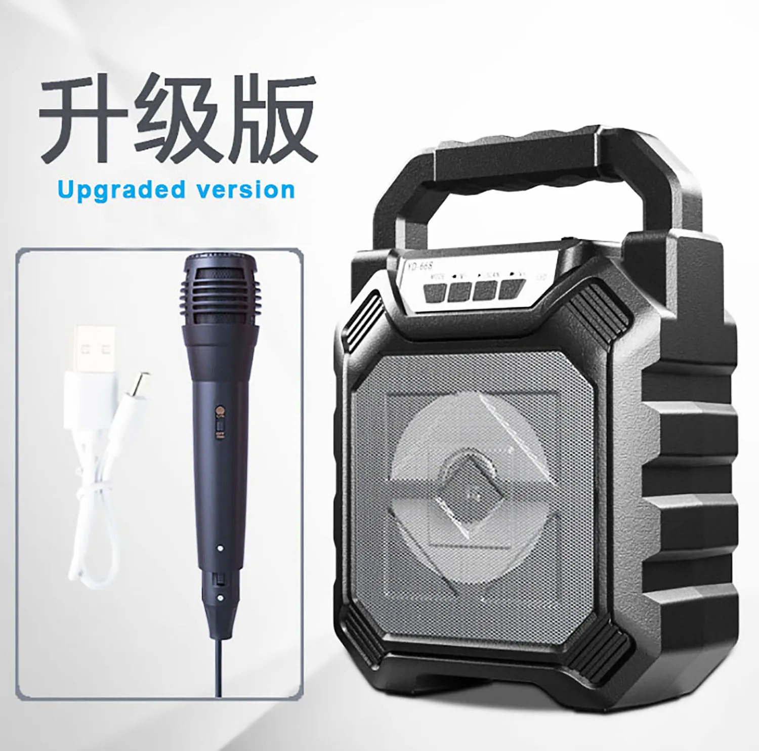 GAS-S33+ Speaker Portabel Nirkabel Bt Multimedia Luar Ruangan Dengan mikrofon berkabel