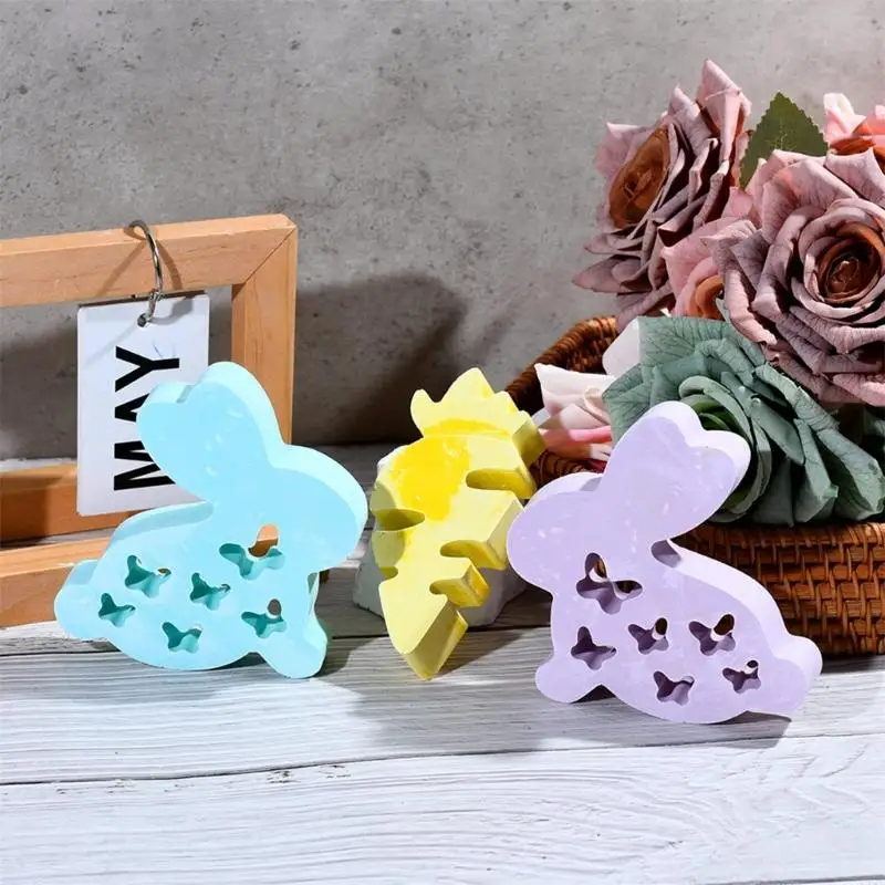 قوالب سيليكون متينة لأرنب عيد الفجل والفجل ديكورات عرض المنزل Y4QC #2