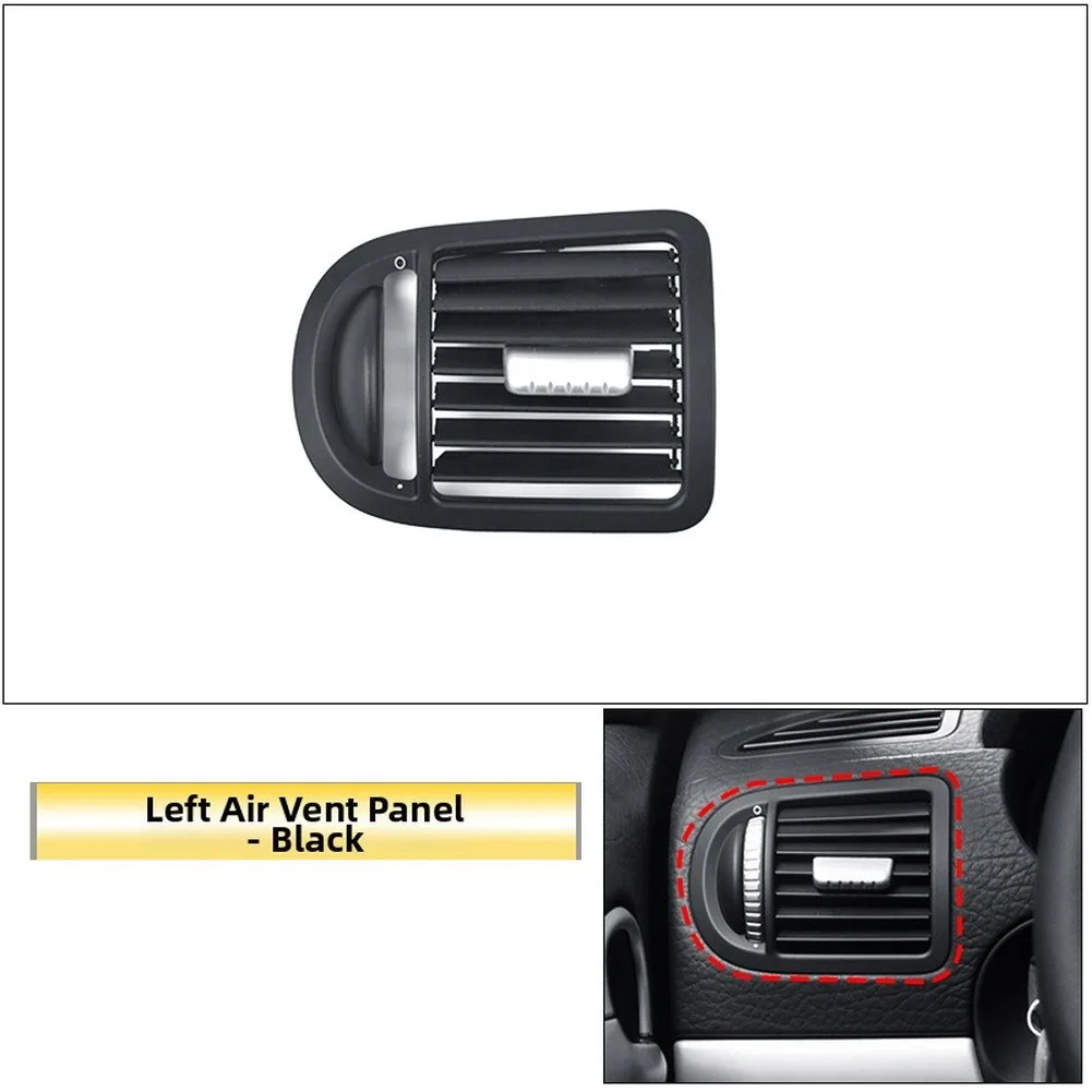 Air Vent Control Switch for Porsche For Cayenne 955 9PA 2003-2009 A/C Outlet Louver Vent Replacement Black PC ABS - view 3