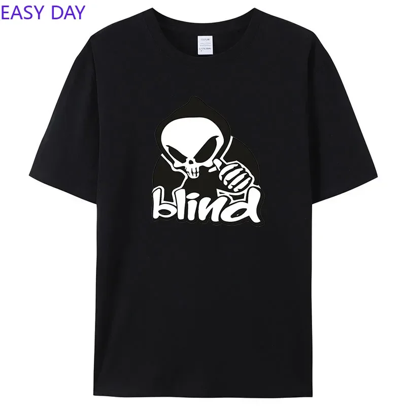 2024 Men's T-shirt Tops Cotton Skull Head T-Shirts For Womens Fashion Casual Soft Short Sleeve Loose MenTees Comfortable Clothes