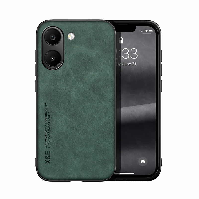 Luxury Leather Case for Xiaomi Poco X8 Pro Max X7 X6 Magnetic Car Holder Phone Shell for Poco X8  X7 X6 Pro Fundas view 4