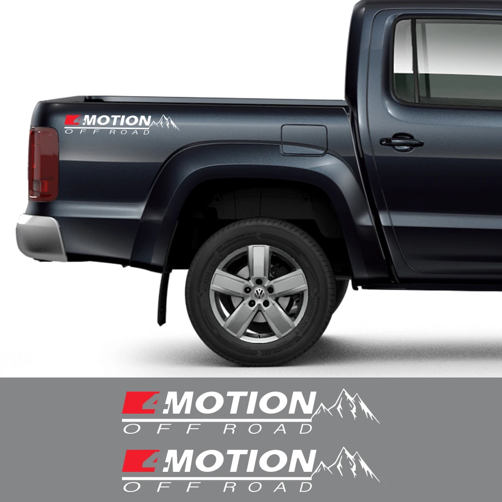 Car Sticker For Volkswagen VW Amarok V6 4Motion Tdi Pickup Body Side Off Road Decor Decal Truck Vinyl Cover Auto Accessories