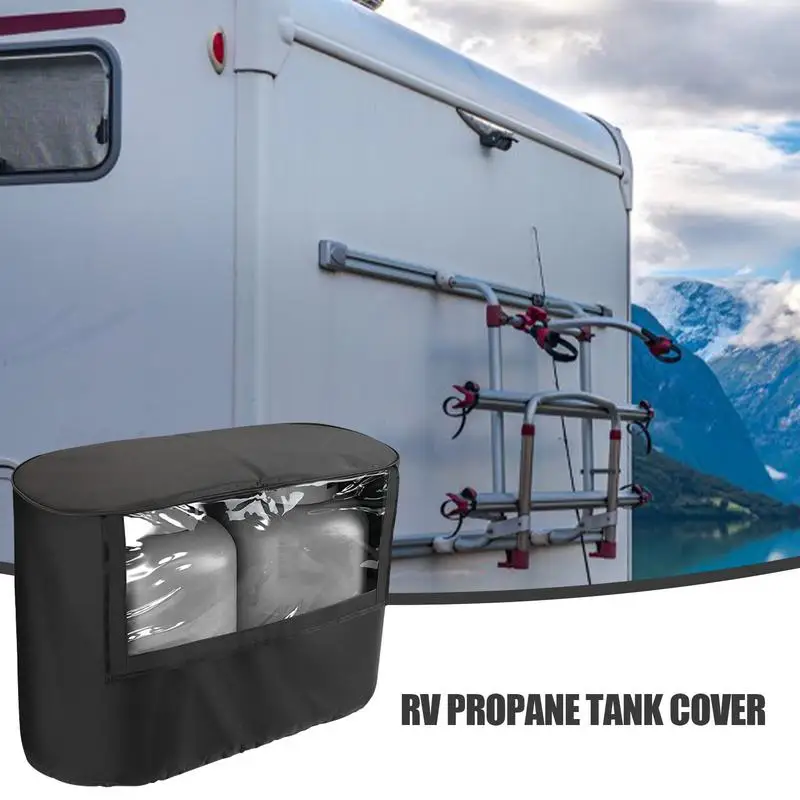 Camping Tank Dust Cover RV Propane Tank Replacement Cover 600D Oxford Cloth Replacement Covers For Camping Hiking Picnic And