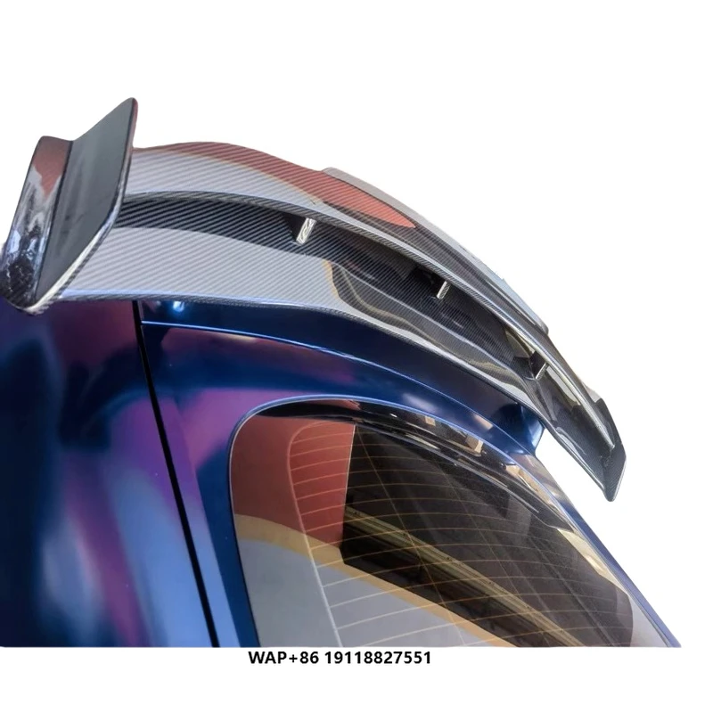 

Car Modify Parts for X290 AMG GT63S Dry Carbon Fiber Rear Spoiler for AMG GT50 GT53 Double Layered Tail Wing