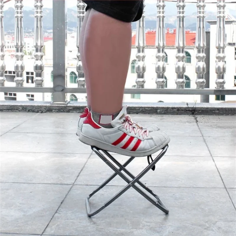 Taburete pequeño plegable, portátil, ultraligero, tren de metro, viaje, Picnic, Camping, silla de pesca plegable
