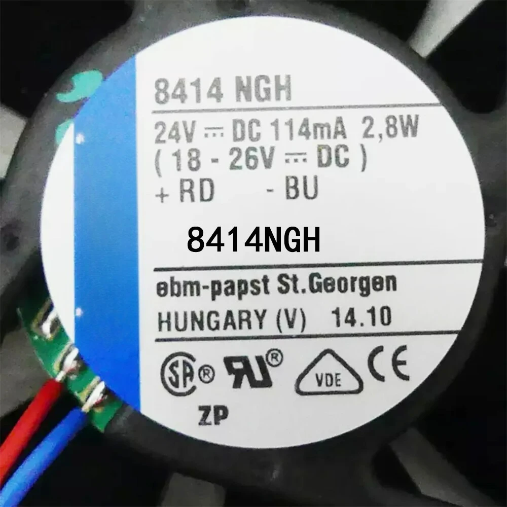 

Для Ebmpaps осевой бесшумный охлаждающий вентилятор 80*80*25 мм 8414NGH 24 В постоянного тока 2,8 Вт Быстрая доставка-