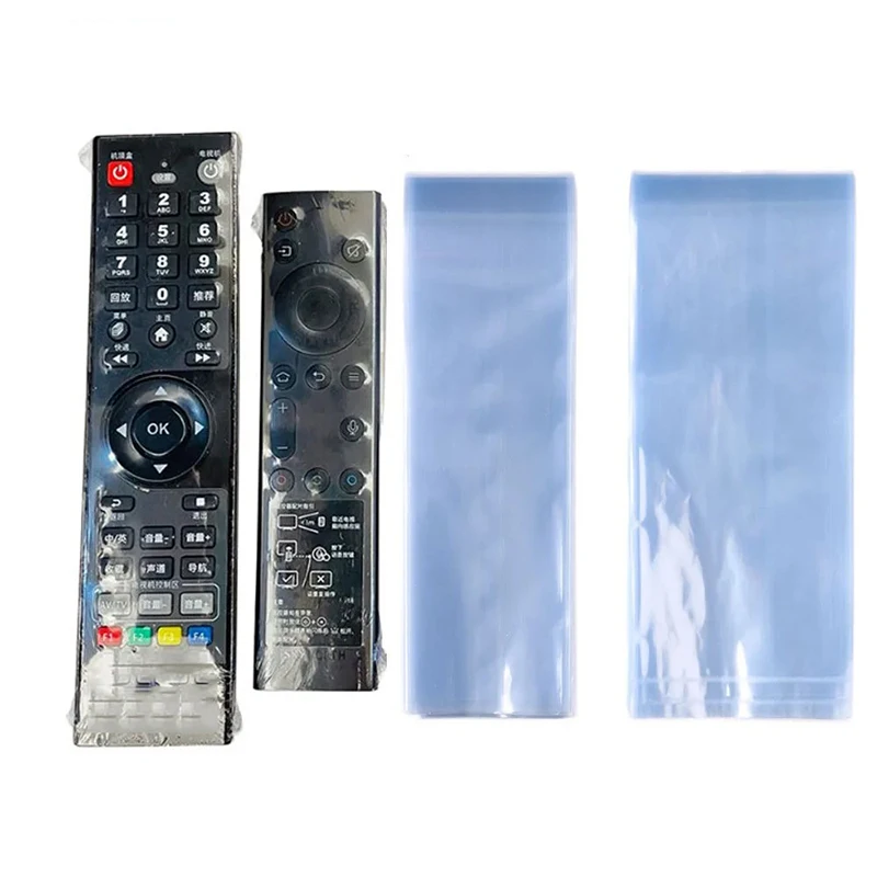 5/10/20PCS Transparent Shrink Film Bag Anti-dust Protective Case Cover For TV Air Conditioner Remote Control Shrink Plastic Bag