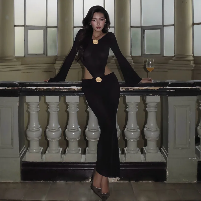 Conjunto de Faion Sexy para mujer, dobladillo con volantes en V, falda Base de Color puro, envoltura corporal plisada, ropa deportiva informal para primavera 2025, 2025