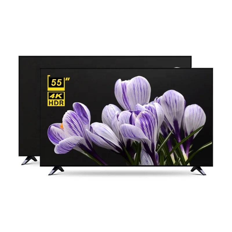 

High end customized TV STLF ZJWWholesale 55 Inch Narrow Screen Drop-resistant TV 4k 2k LED Flat Screen Android Smart Television