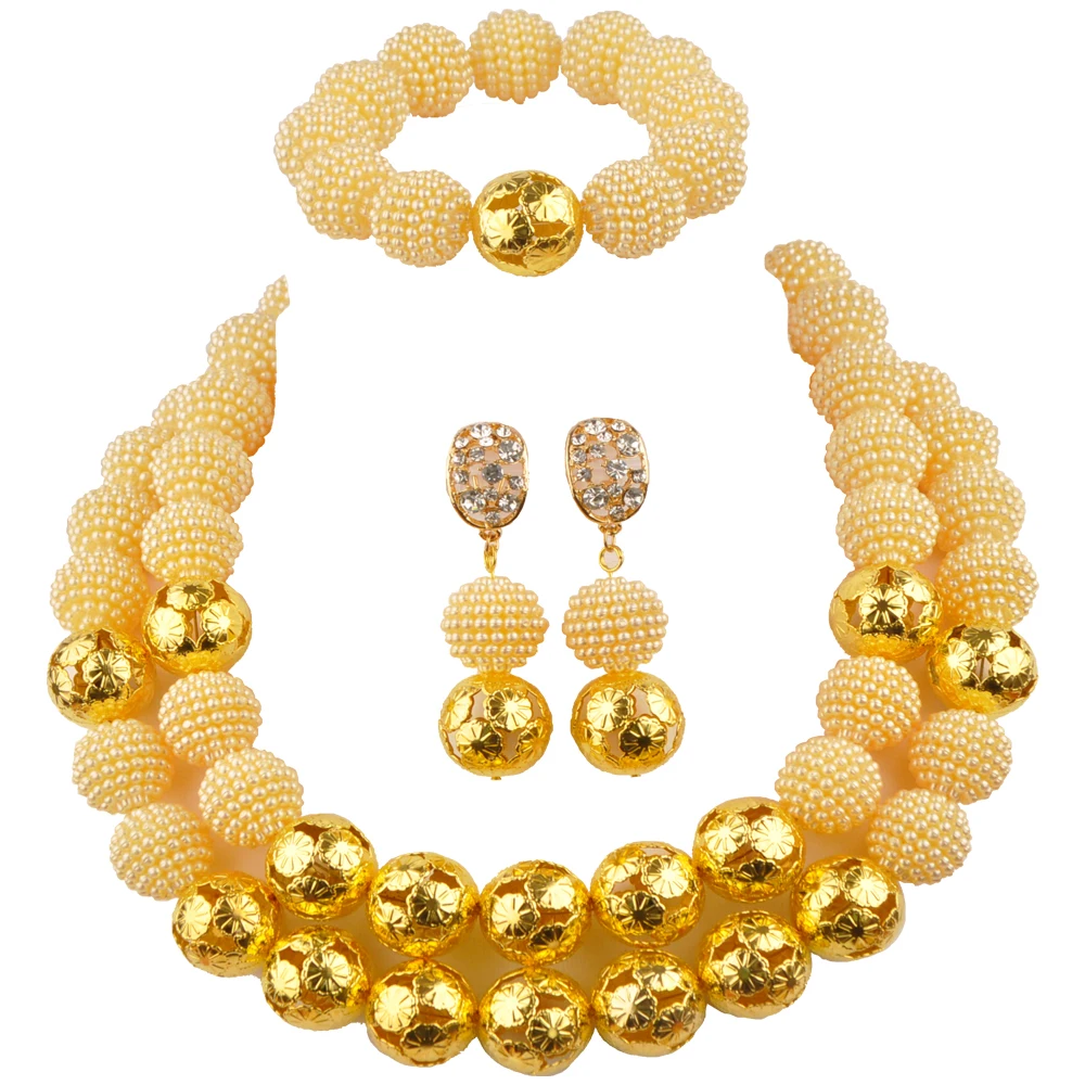 

Laanc Champagne Necklace Jewellery Nigeria African Wedding jewellery collection Necklace