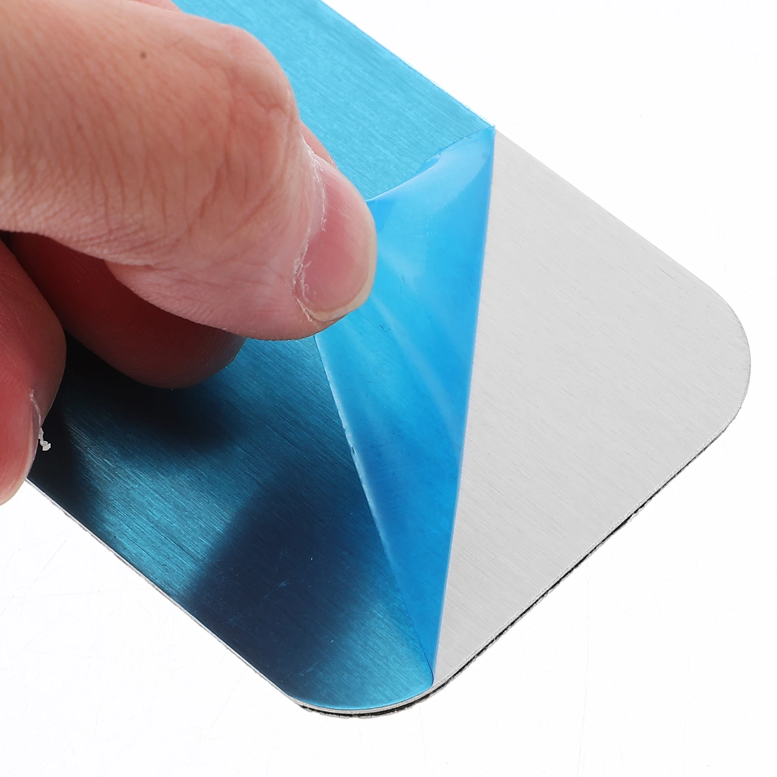 

2pcs Metal Iron for Bulletin Board Wall Adhesive Backing Photo Message Board Display Supplies Wall Decoration Strips