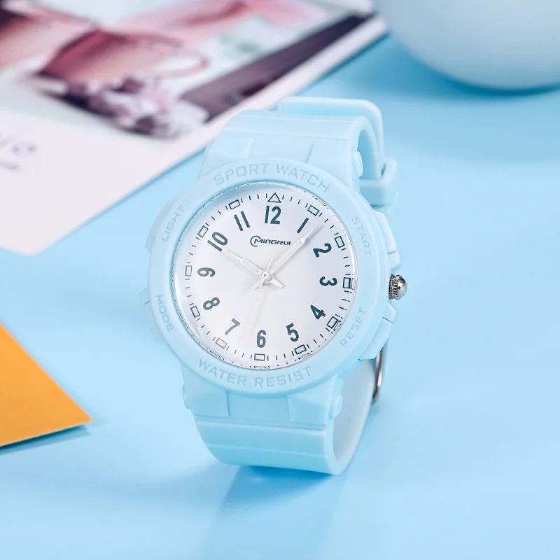 Jam Tangan Quartz CQ512 Model Terbaru untuk Pelajar, Multifungsi dengan Lampu Malam, Tahan Air, dan Desain Sporty untuk Anak-Anak