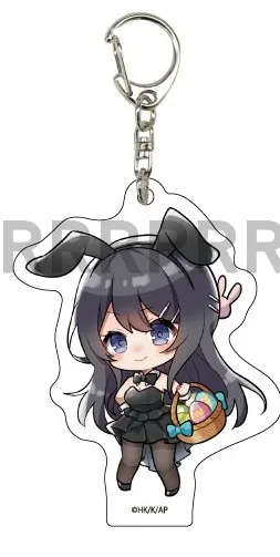 Game Mai Sakurajima Nodoka Toyohama Kaede Azusagawa Shoko Makinohara Keychain Doll Anime Acrylic Keyring Pendant for Gift