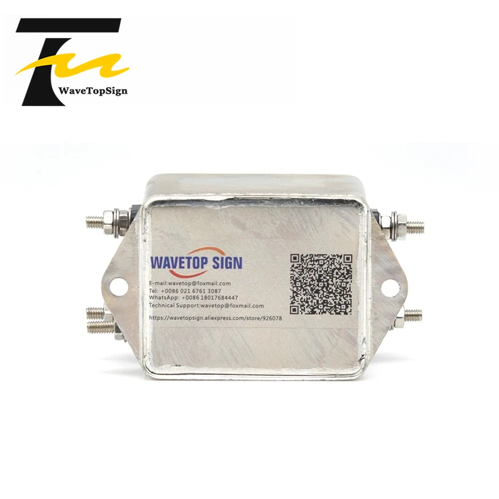 CANNY WELL Power EMI Filter CW4E-10A 20A 30A 40A-S Single Pole Filter Connector Single-Phase AC 220V Purification Anti-jamming