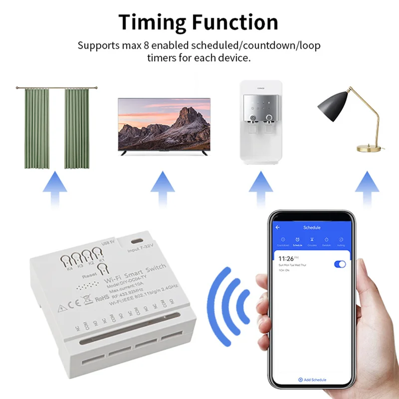 M07K-4CH Tuya Wifi … - image