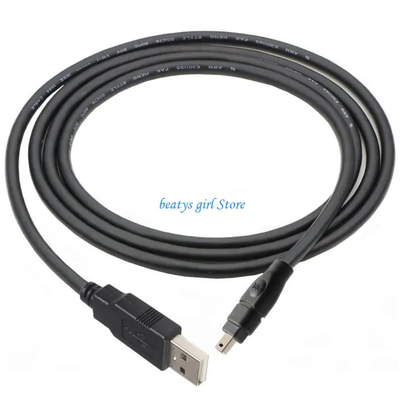 C7AB 1.8/3/5m Long USB to Firewire 400 Transfer Cable Male USB2.0 to Male IEEE 1394