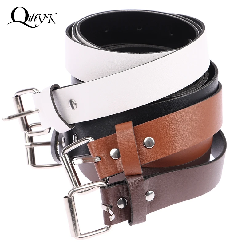 

Male Leather Belts For Men High Quality Designer Reversible Buckle Business Cowskin Casual Waist Belt 2.3cm Strap Waistband